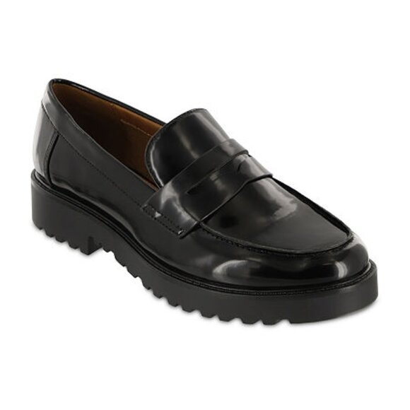 Mia Amore Womens Hali Loafers, 8 Medium, Black - Picture 1 of 1